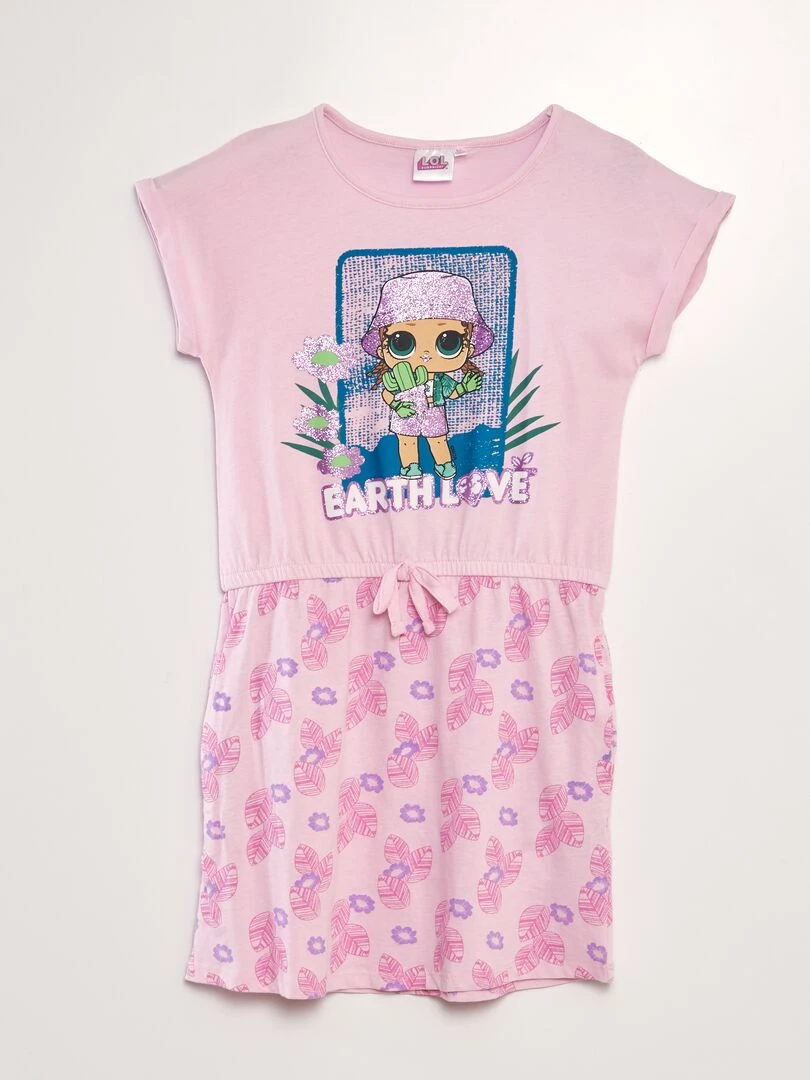 Robe fantaisie 'Lol' Rose
