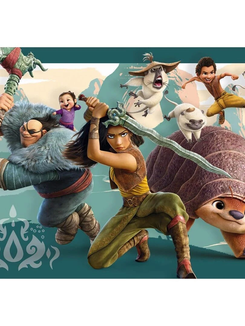Puzzle 2 x 60 pièces : Disney : Raya et le dernier dragon   N/A
