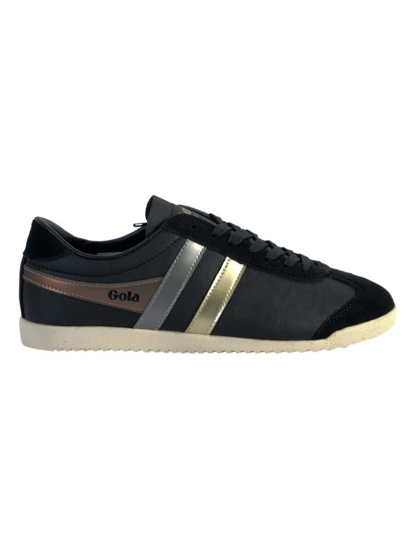 Basket Cuir Gola Bullet Trident Noir