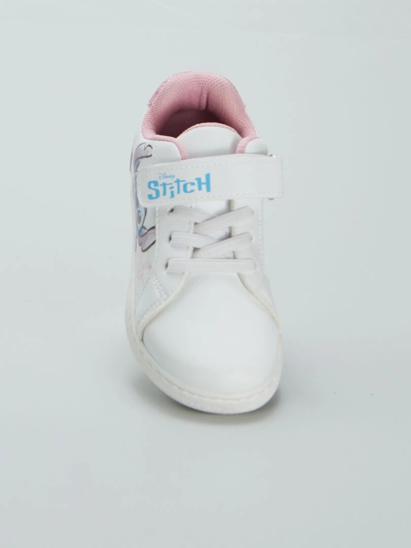 Baskets scratchées 'Stitch'   blanc