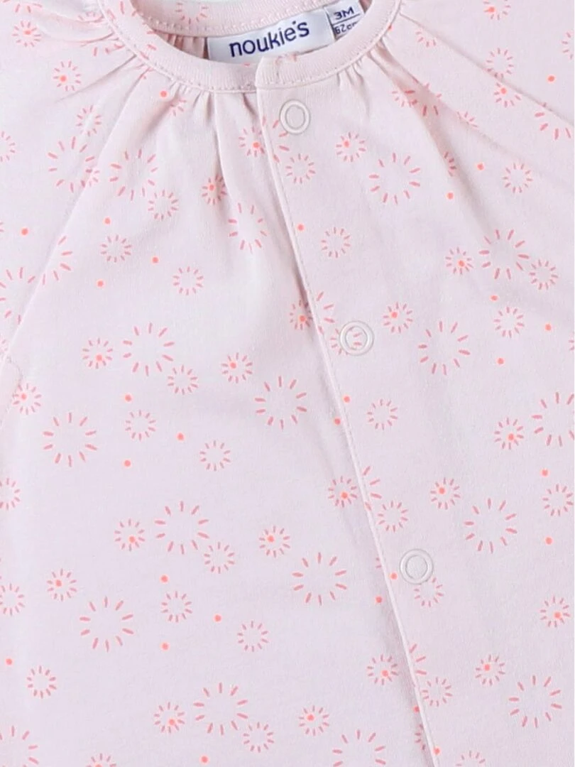 Combishort à imprimé feux d'artifice en jersey    Noukie's   Rose