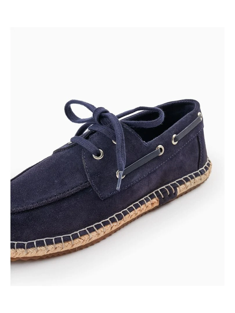 Chaussures Mocassins en Cuir pour Garçon  CÉRÉMONIE   Bleu foncé