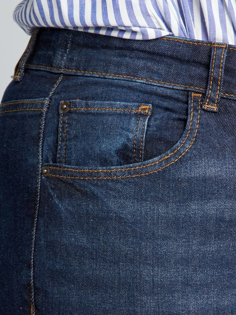 Jean regular 5 poches L30   Brut