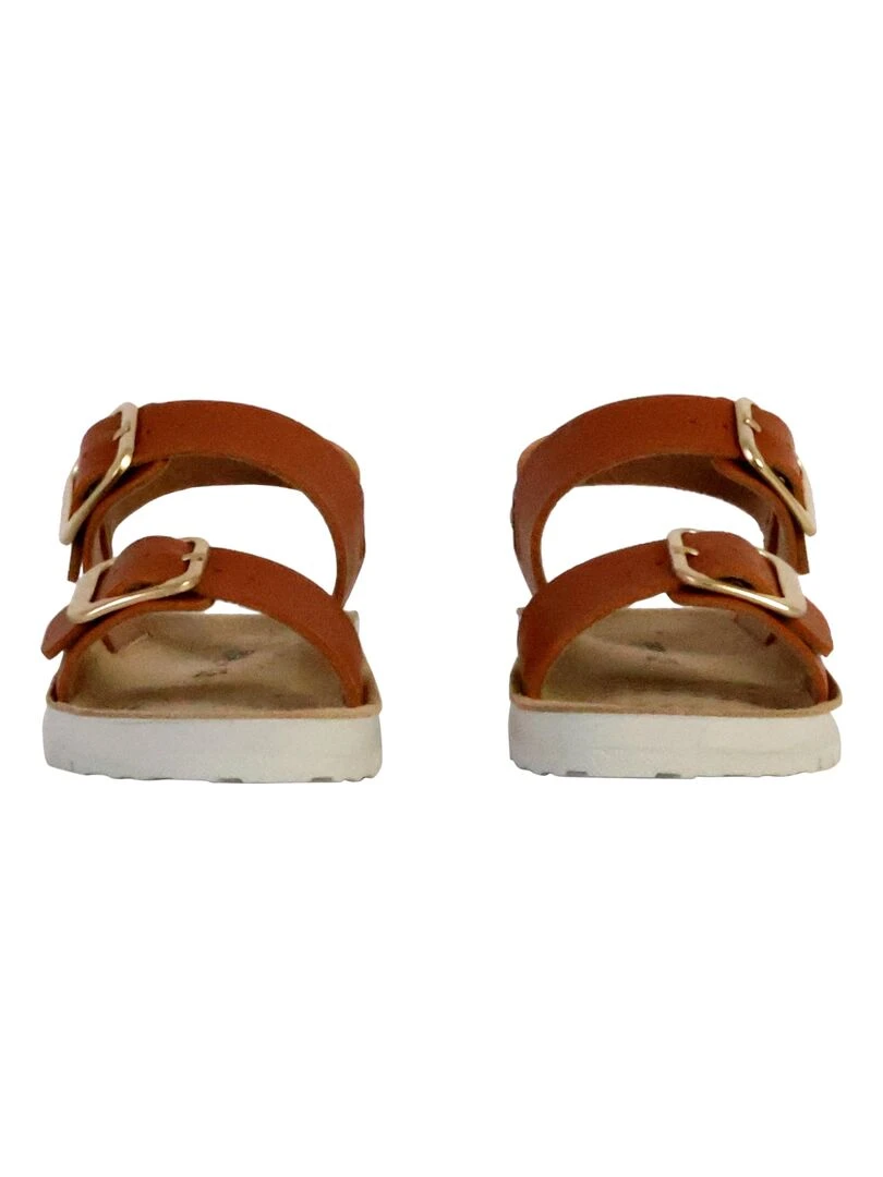 Sandales Cuir Enfant Geox Costarei   Beige