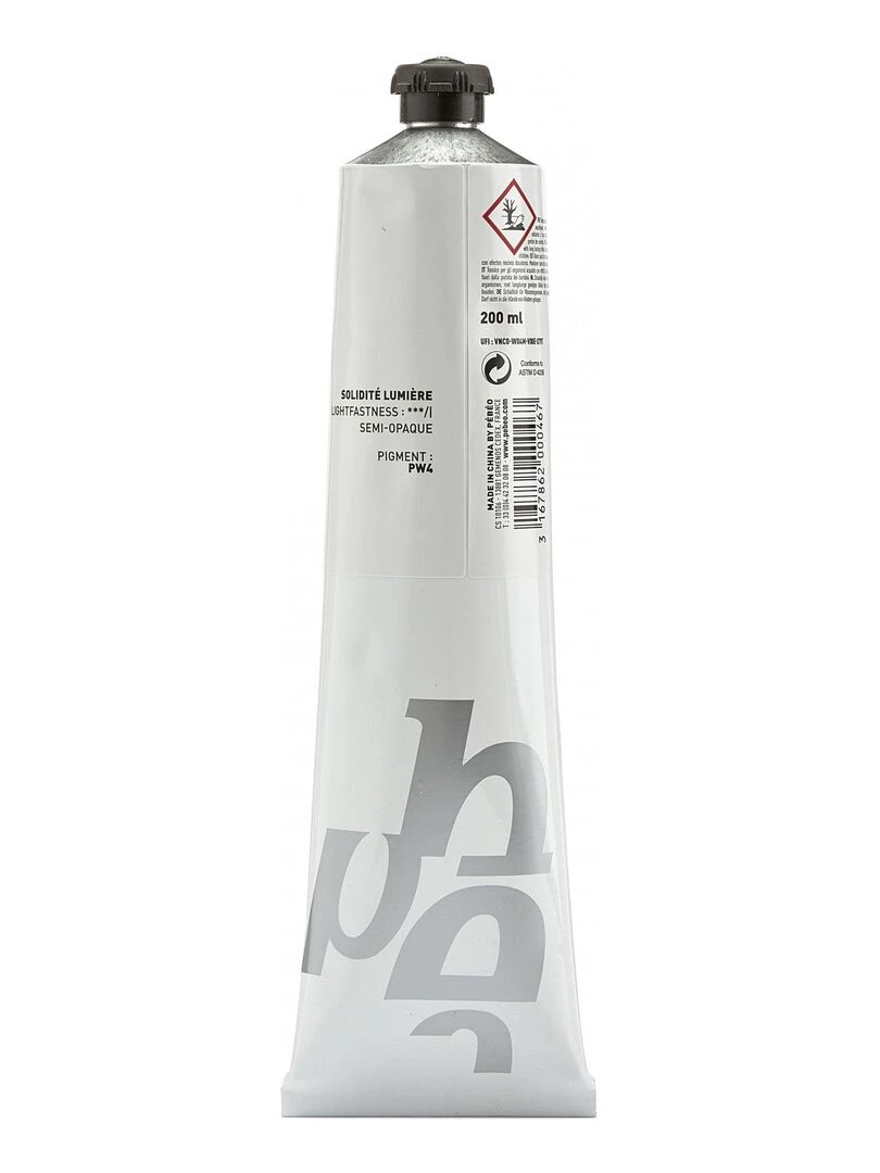 Peinture à l'huile fine XL Studio   Blanc de zinc   200 ml   N/A