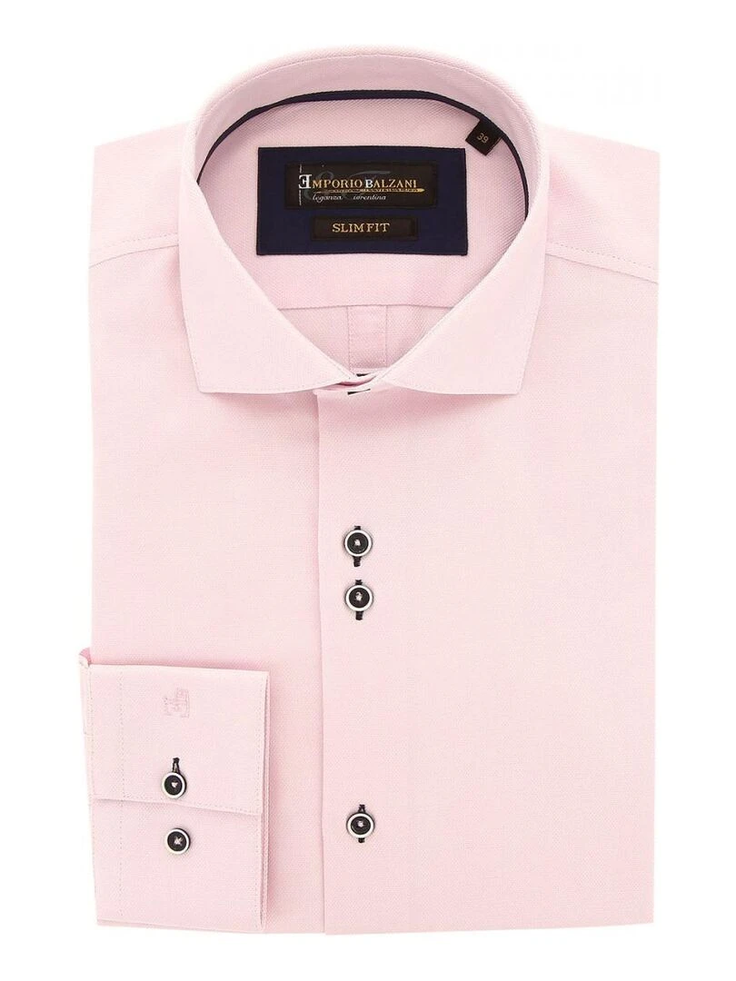 Chemise cintrée oxford FILATO Rose