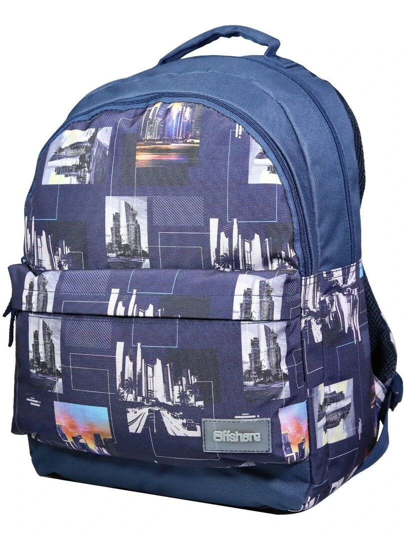 BAGTROTTER Sac à dos 2 compartiments Offshore Ville City Bleu Bleu