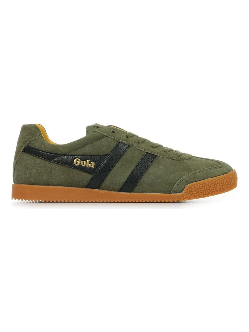 Baskets Gola Harrier Suede Vert olive