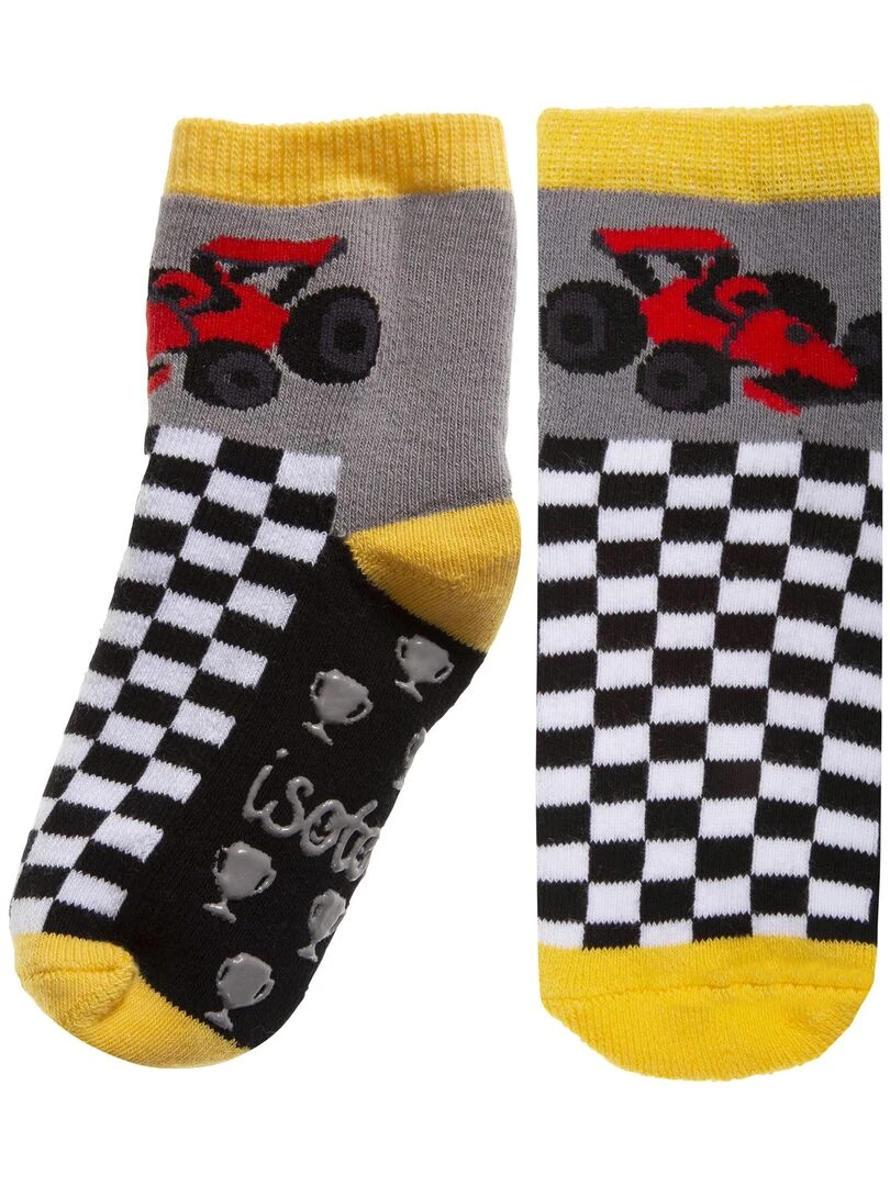 Chaussettes antidérapantes Voiture 19/26 Multicolore