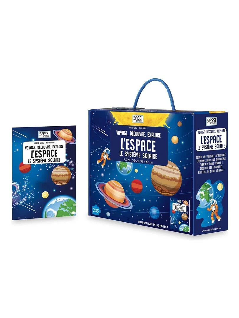 Puzzle & Livre Voyagez découvrez explorez L'Espace le système solaire N/A