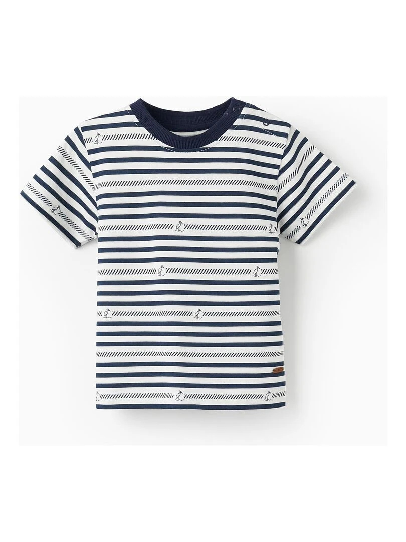 T shirt à manches courtes pour bébé garçon 'Storks' manches courtes ATLANTIC COMPANY Bleu