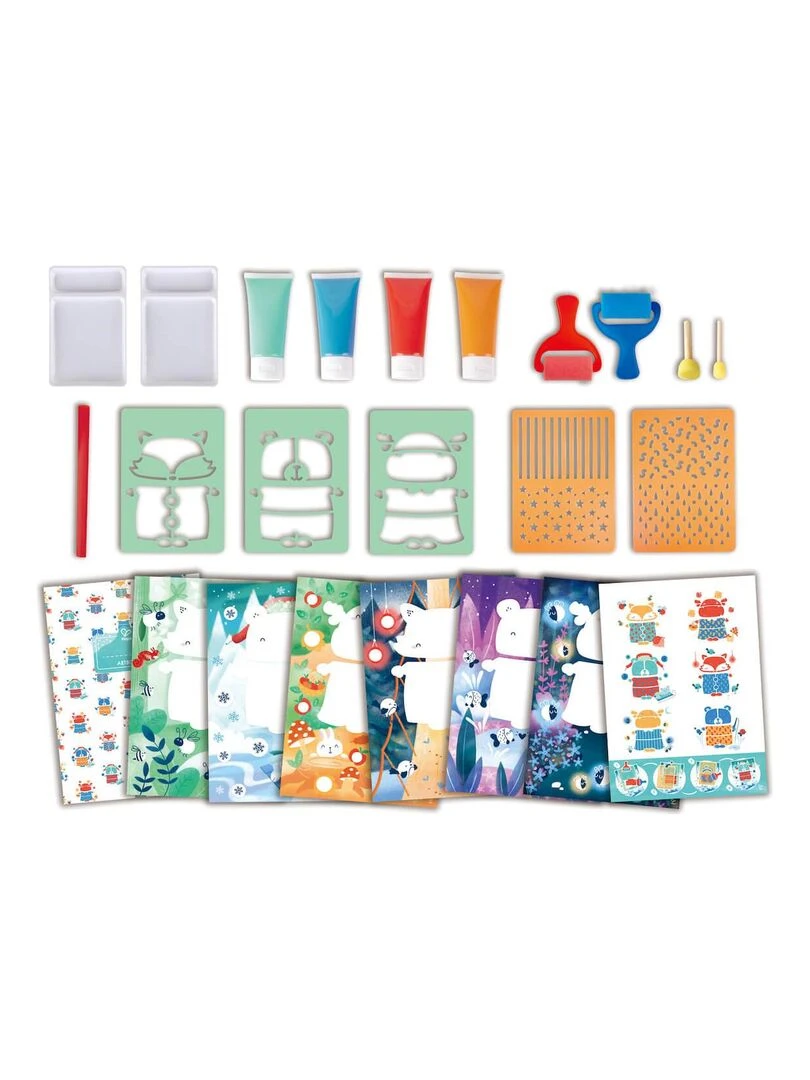 Sponge painting fun   Set de peinture creatif   N/A