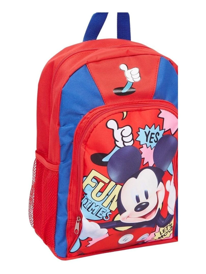 Disney   Sac garçon imprimé Mickey 35x27x10 cm   Rouge