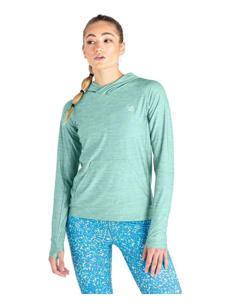 Dare 2B   Sweat à capuche SPRINT CITY   Bleu turquoise