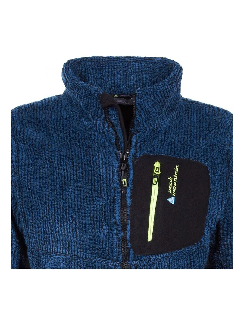 Polaire homme CAFFY   PEAK MOUNTAIN   Bleu