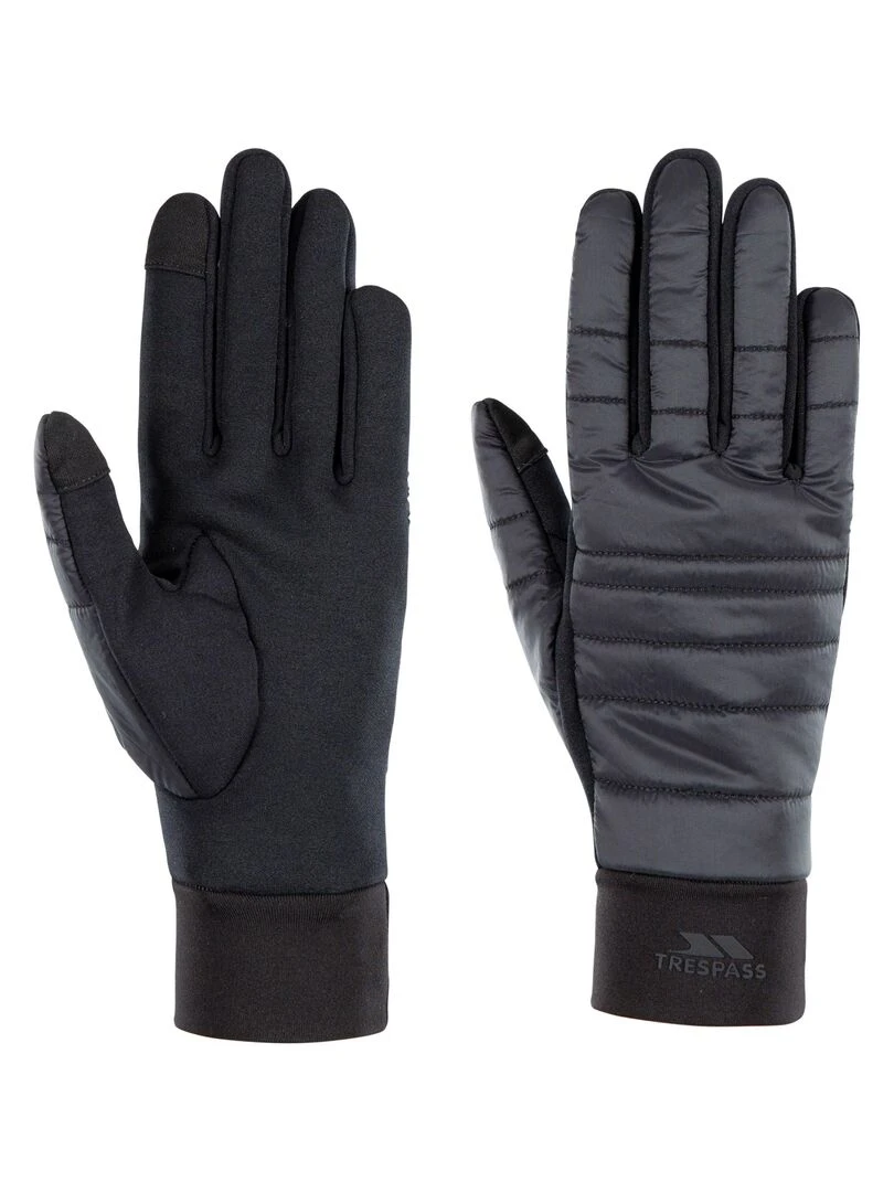 Trespass Gants RUMER Adulte Noir