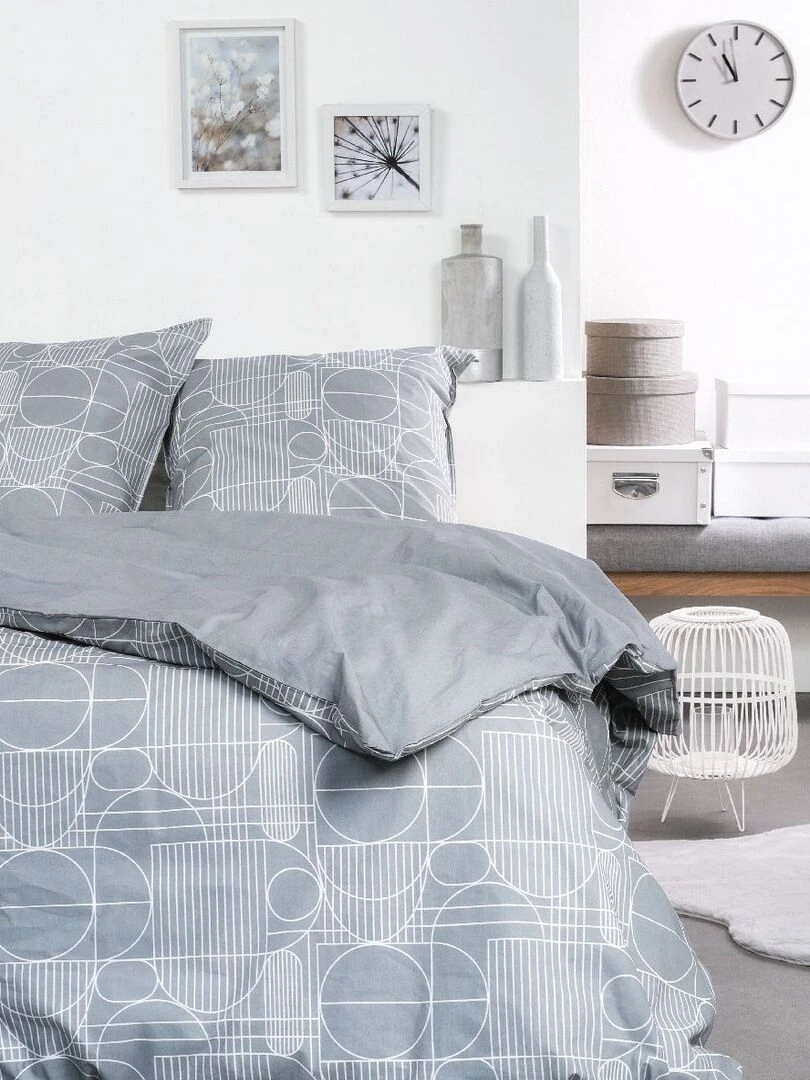 Parure de lit 'SUNSHINE JACOB' 'TODAY' Gris