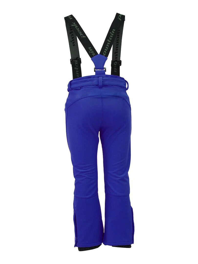Pantalon de ski softshell fille GAFUZZA PEAK MOUNTAIN Bleu