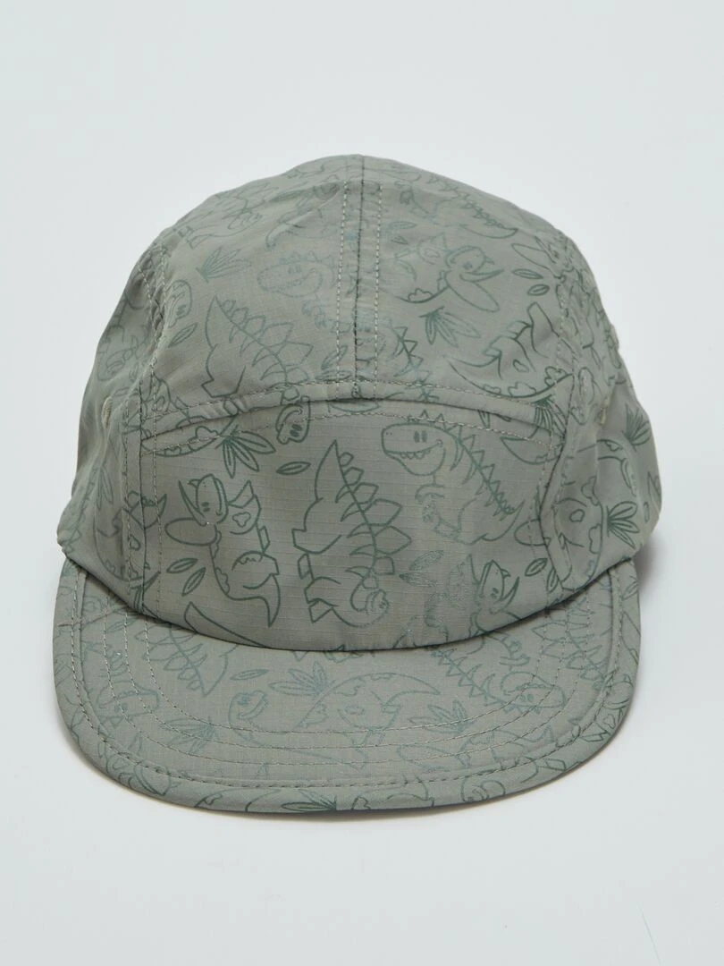 Casquette imprimé dinosaure Kaki