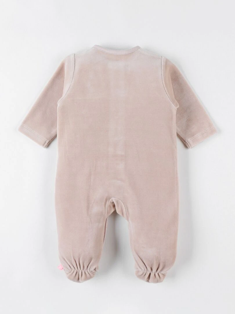 Pyjama 1 pièce tigre en velours    Noukie's   Gris