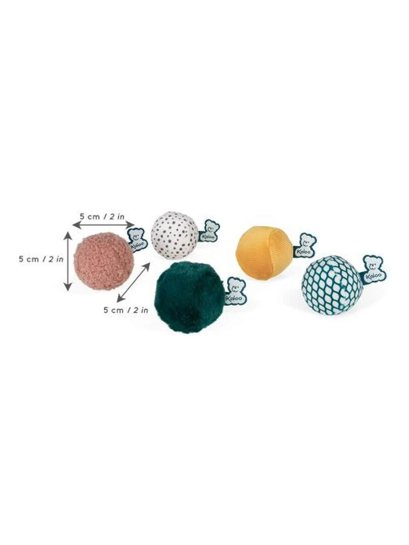 Lot de 5 balles sensorielles Stimuli   N/A