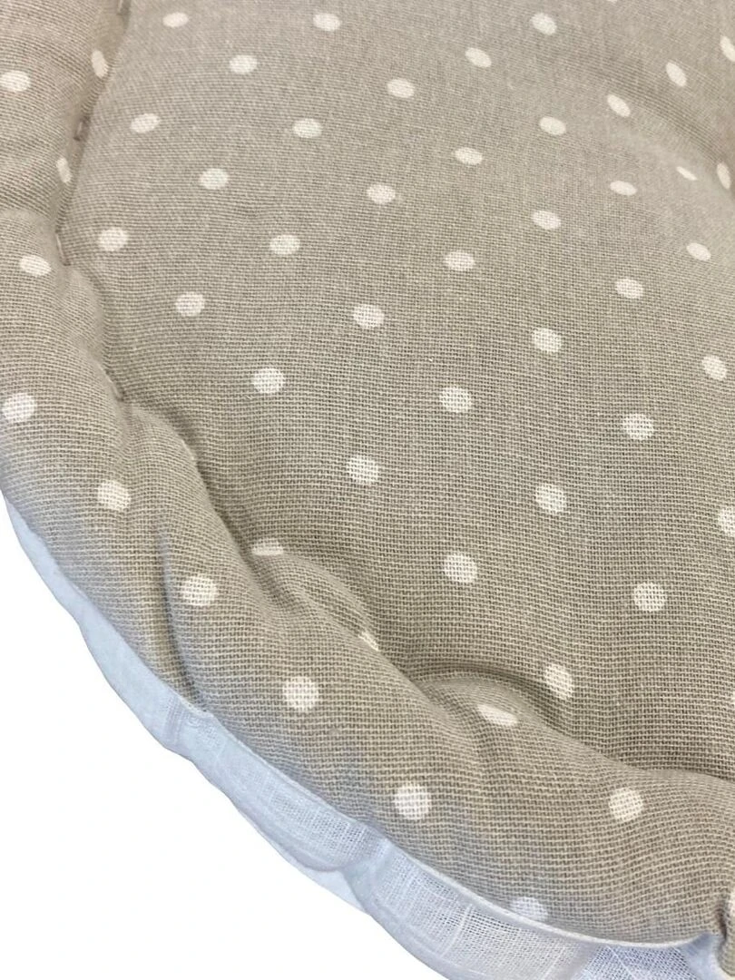 Coussin de sol imprimé 'CHARME' 'TODAY'   Gris clair