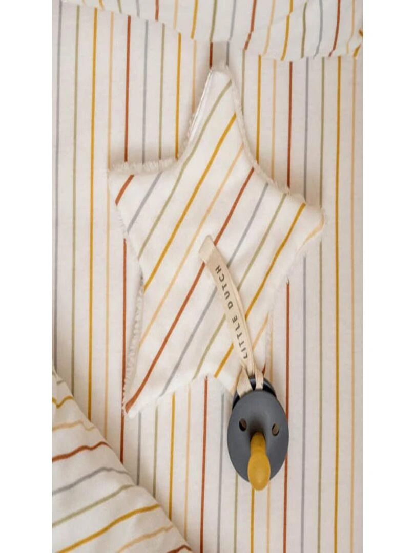 Doudou attache sucette Vintage Sunny Stripes Beige