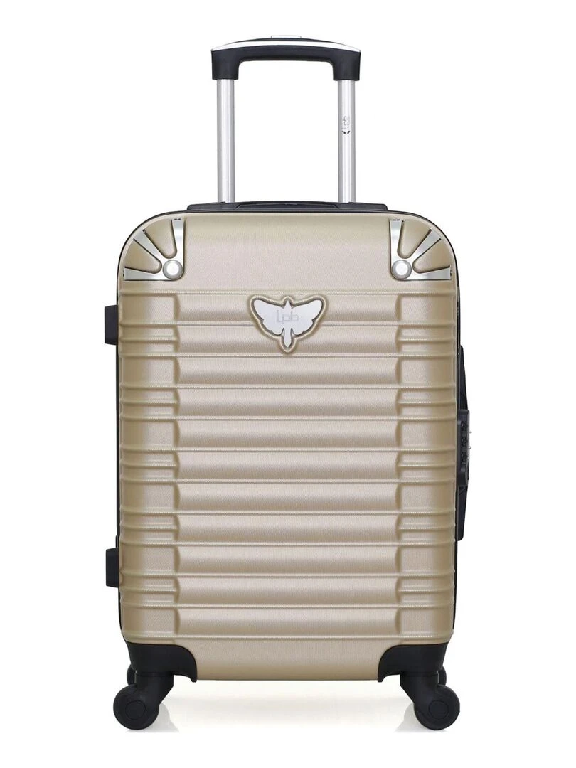 LPB LUGGAGE VALISE CABINE ABS GIULIA 4 ROUES 55 CM Beige