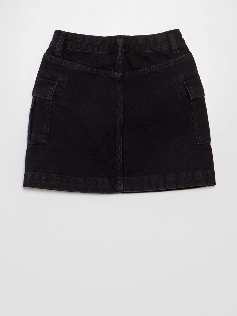 Jupe en jean courte Noir