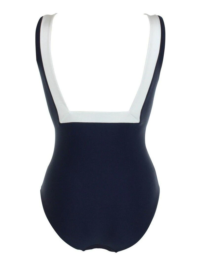 Maillot 1 pièce encolure carrée Java Bonnets B à D   Bleu