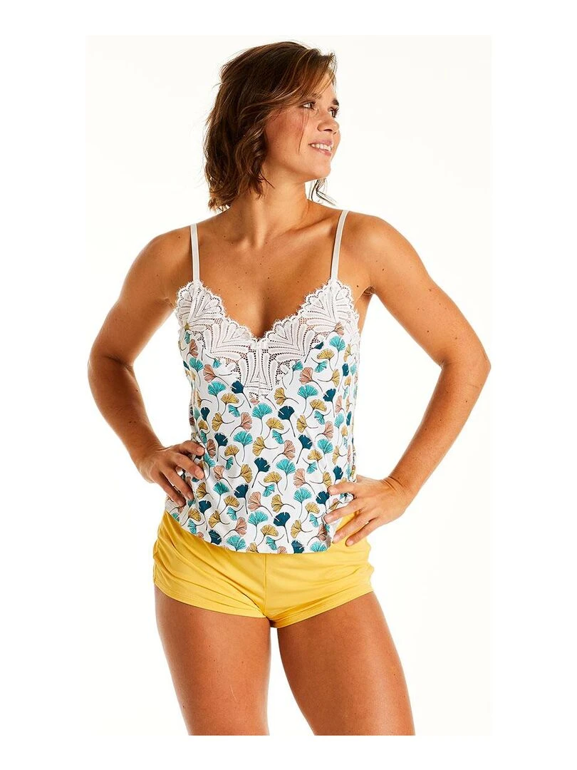 Top short TSATZIKI   Pomm'Poire   Bleu