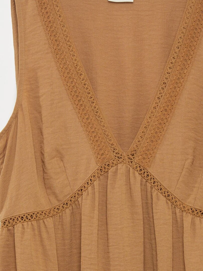 Robe style bohème   Marron