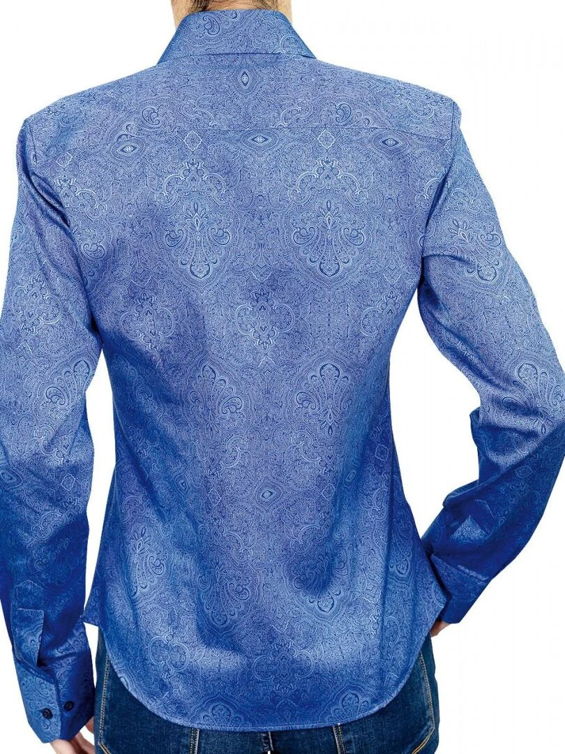 Chemise imprimée ASTORIA   Bleu