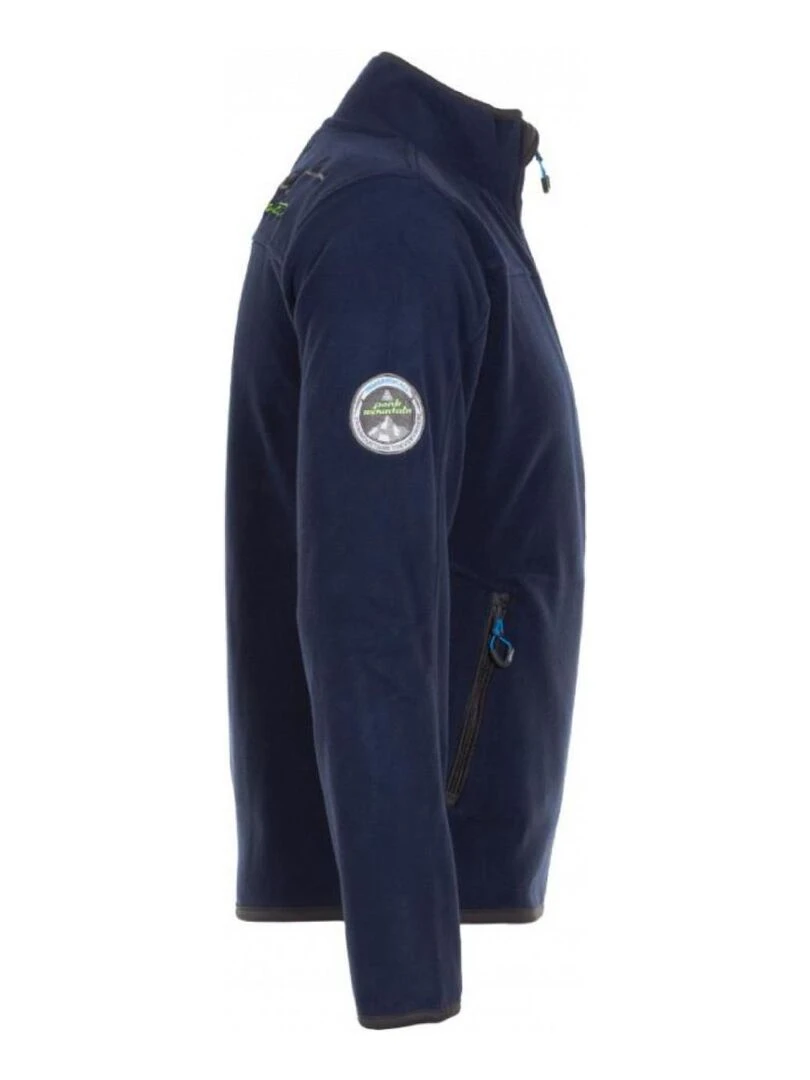Blouson polaire homme CONAN   PEAK MOUNTAIN   Bleu marine