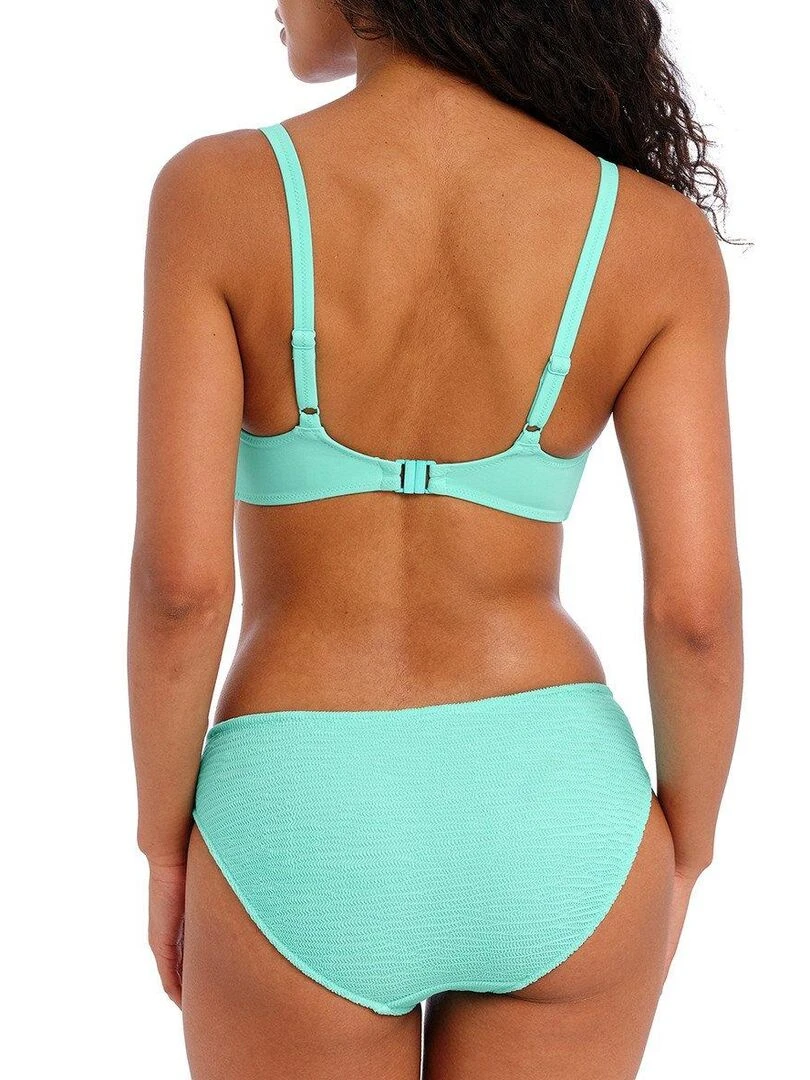 Haut de maillot texturé à armatures Ibiza waves   Bleu