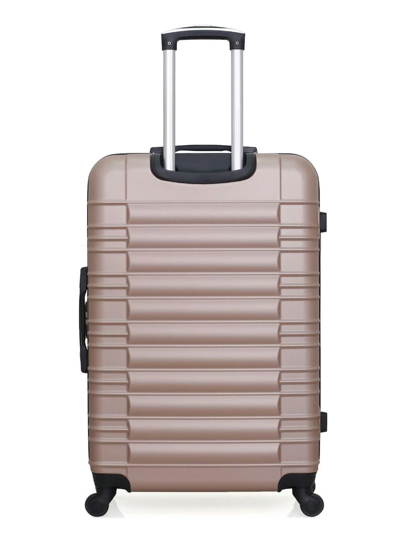 LPB LUGGAGE   VALISE GRAND FORMAT ABS GIULIA 4 ROUES 75 CM   Rose