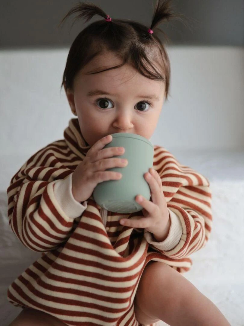 Tasse à bec en silicone Sand Beige