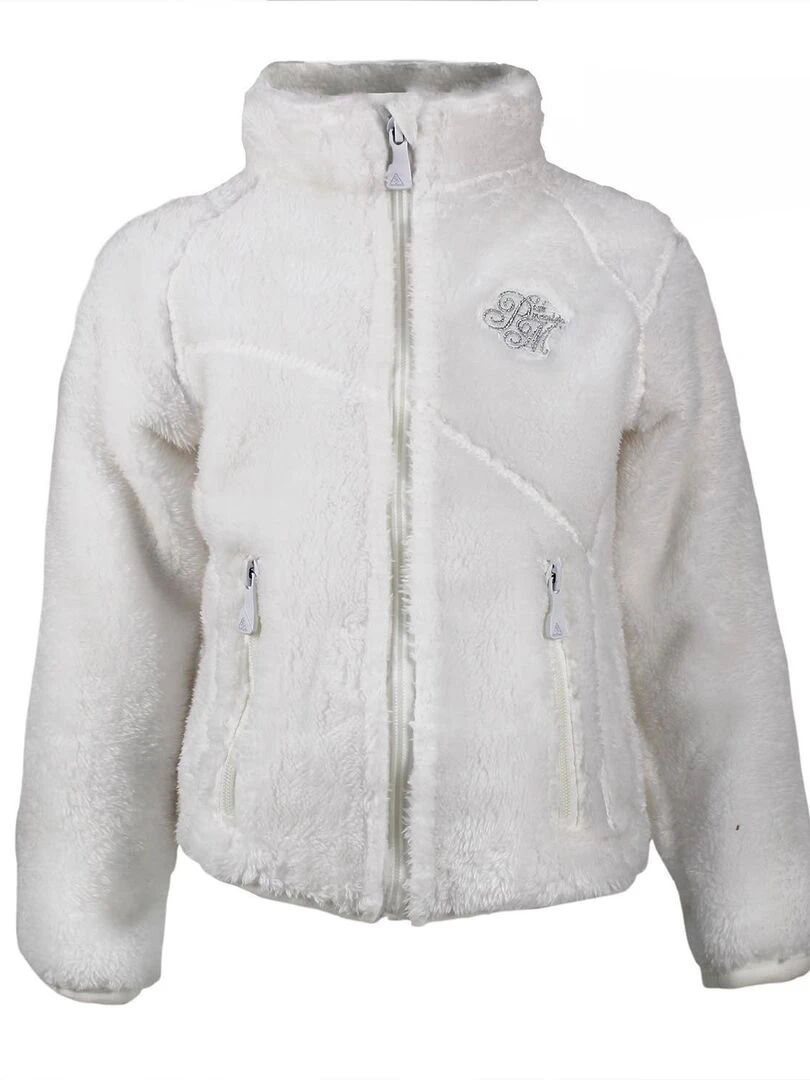 Veste polaire fille FARIANE PEAK MOUNTAIN Blanc