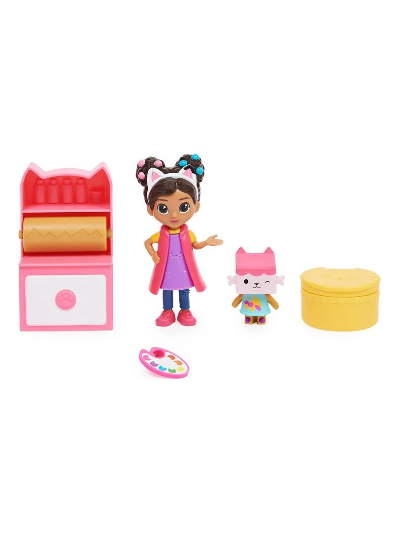Figurine et accessoires pour Maison de poupée Studio d'Art Gabby's Dollhouse N/A