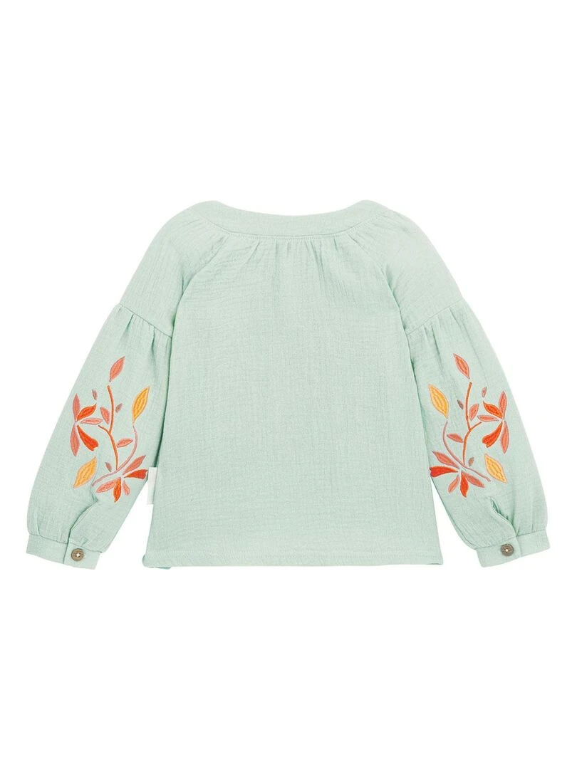 Blouse fille Minaouet Vert