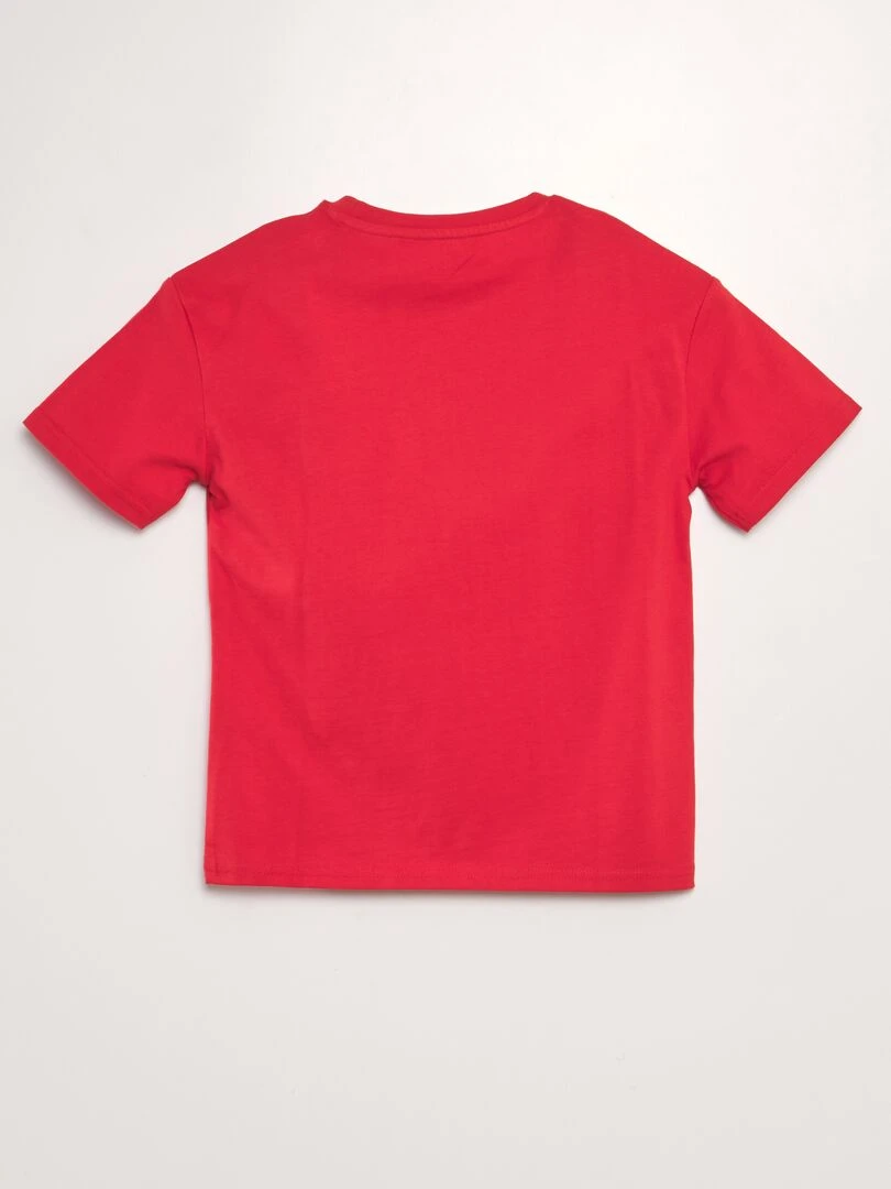 T shirt uni en maille jersey épaisse Tough Cotton™ rouge