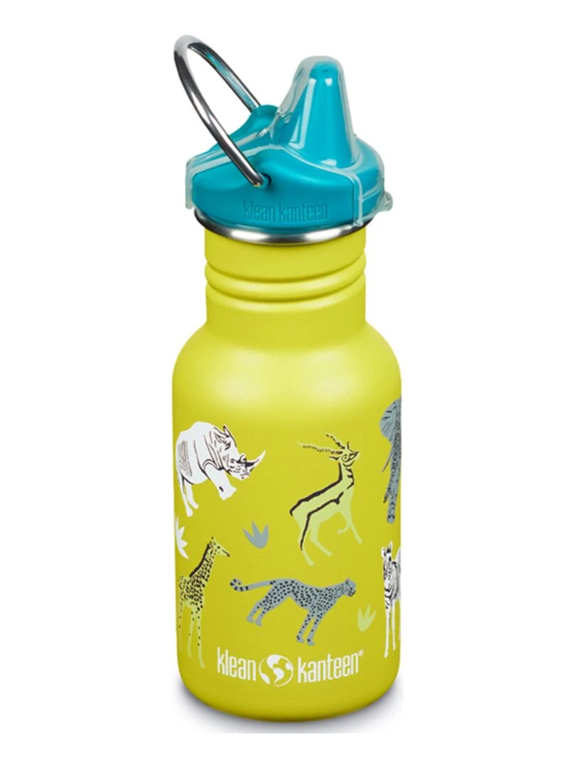 Gourde Inox 355 ml bouchon Sippy Safari Multicolore