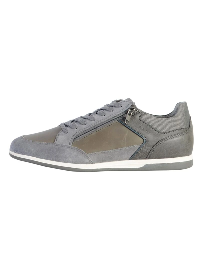 Basket Cuir Geox Cuir U Renan Gris