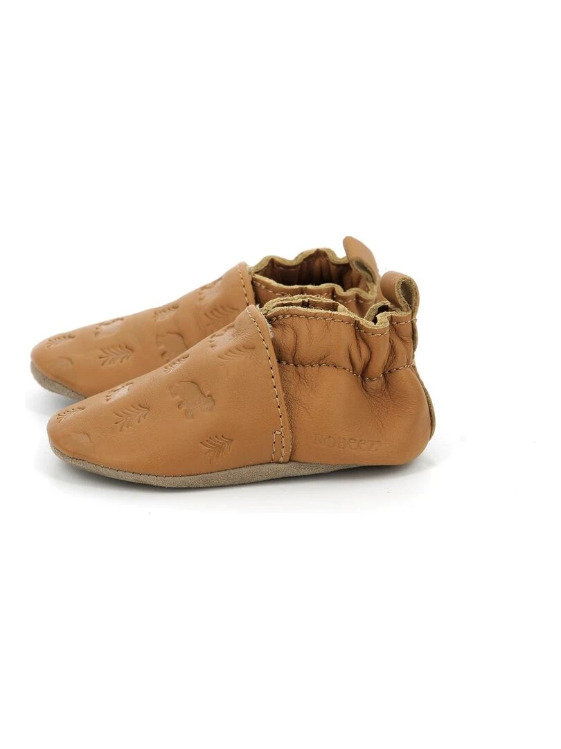 Chaussons Cuir Bear's Walk   Marron