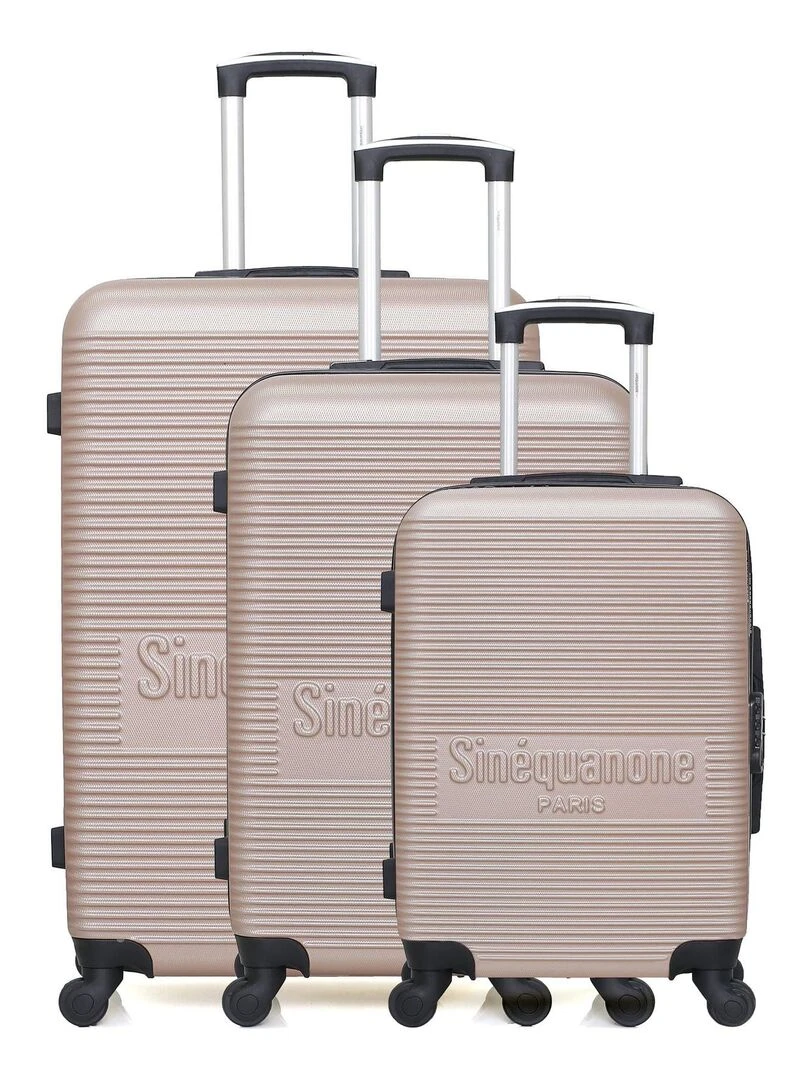Set de 3 Valises Rigides 3 DEMETER Rose