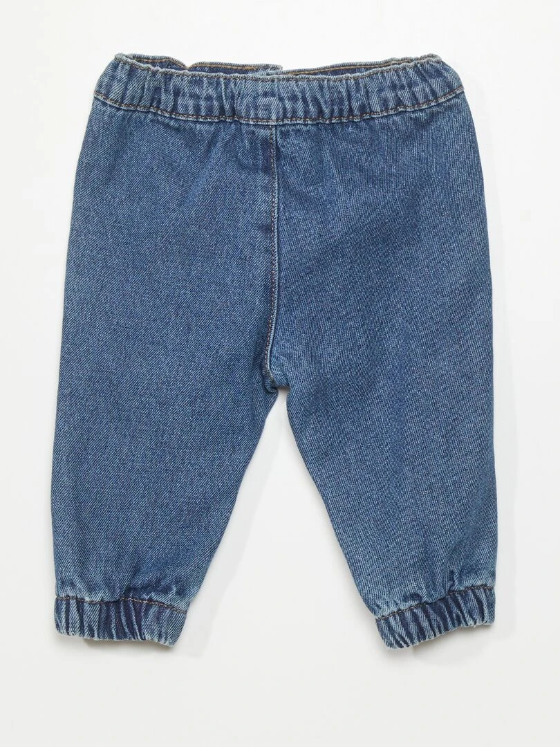 Pantalon de jogging en denim Bleu