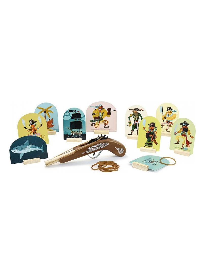 Pistolet Elastiques De Pirate Multicolore
