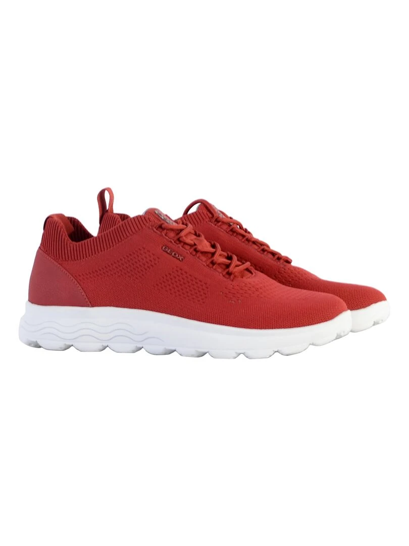 Basket à Lacets Geox U Spherica A Knitted   Rouge
