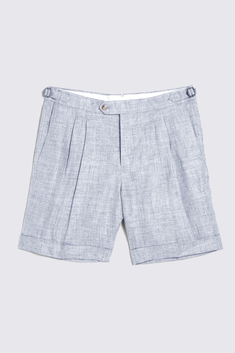 Light Grey Linen Shorts   Buy Online at Moss