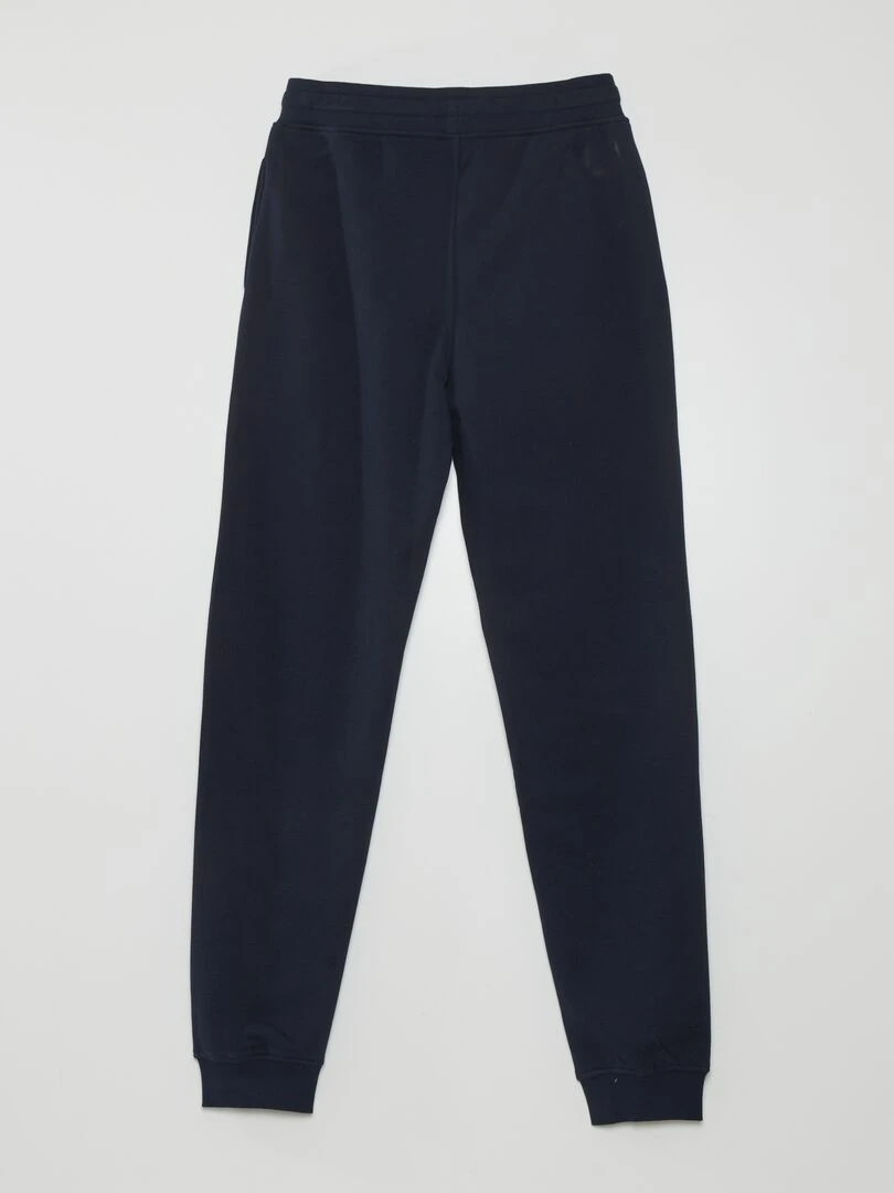 Pantalon jogging en molleton Bleu marine